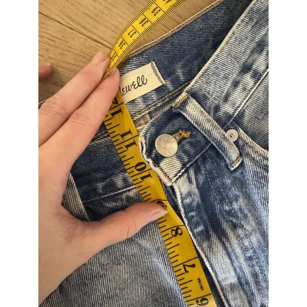 Madewell Baggy Straight Jeans - Light Blue Wash - W24 L30 - Picture 5 of 9